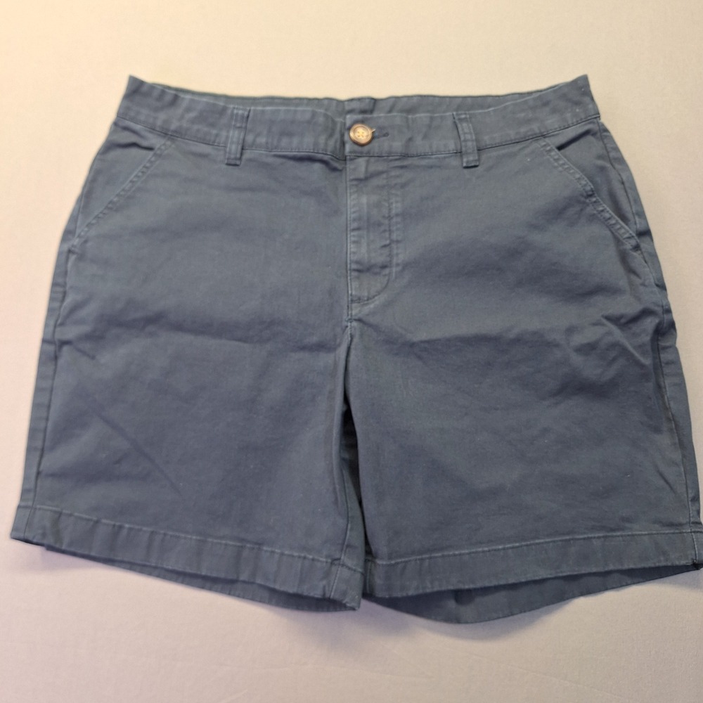 Chubbies Mens The Everywhere Shorts Navy Blue Chino Flat Front Stretch Size 34